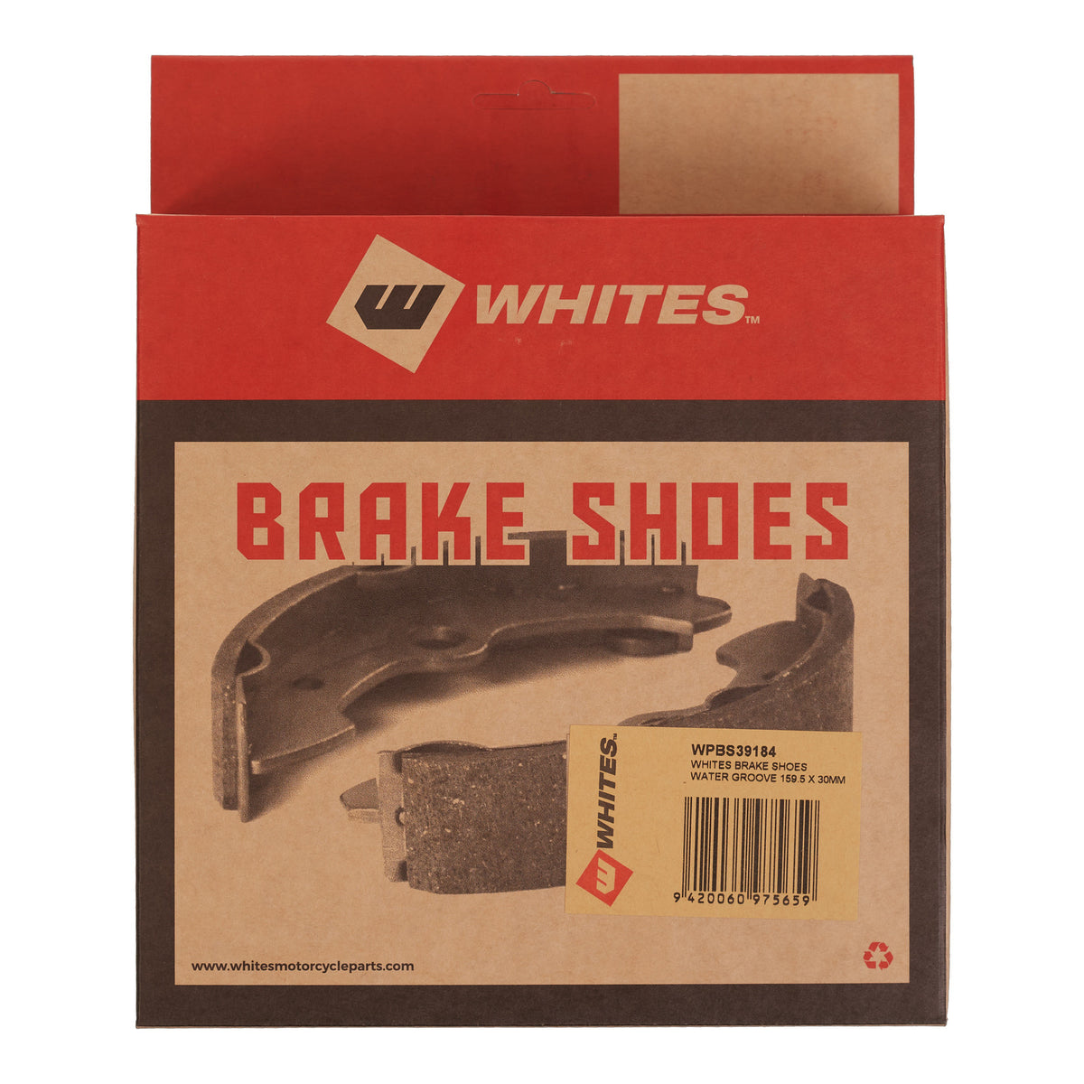 Whites Brake Shoes - Water Groove