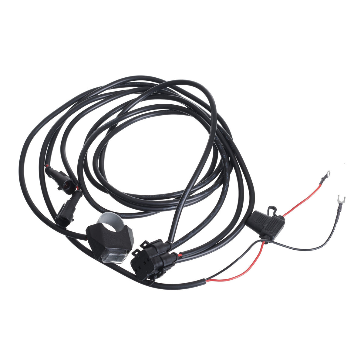 Whites LED Light 60mm Lens - Pair - Osram LED - with harness