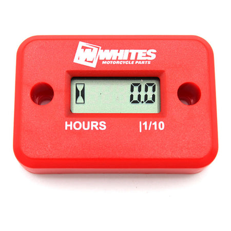 Whites Hour Meter - Red