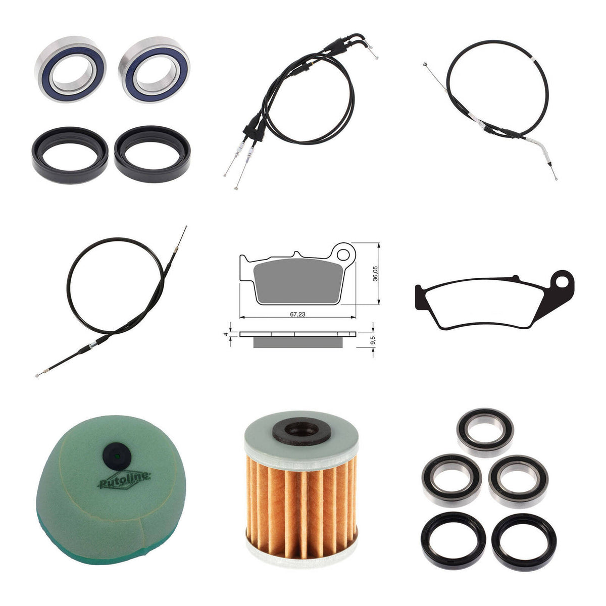 Offroad Refurb Kit - Suzuki RMZ250 '10-'15