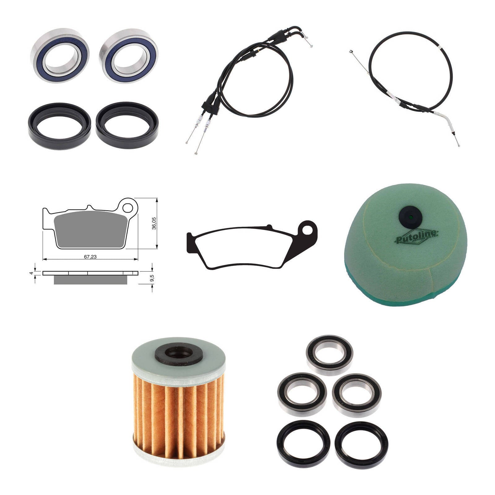 Offroad Refurb Kit - Suzuki RMZ250 '16-'18