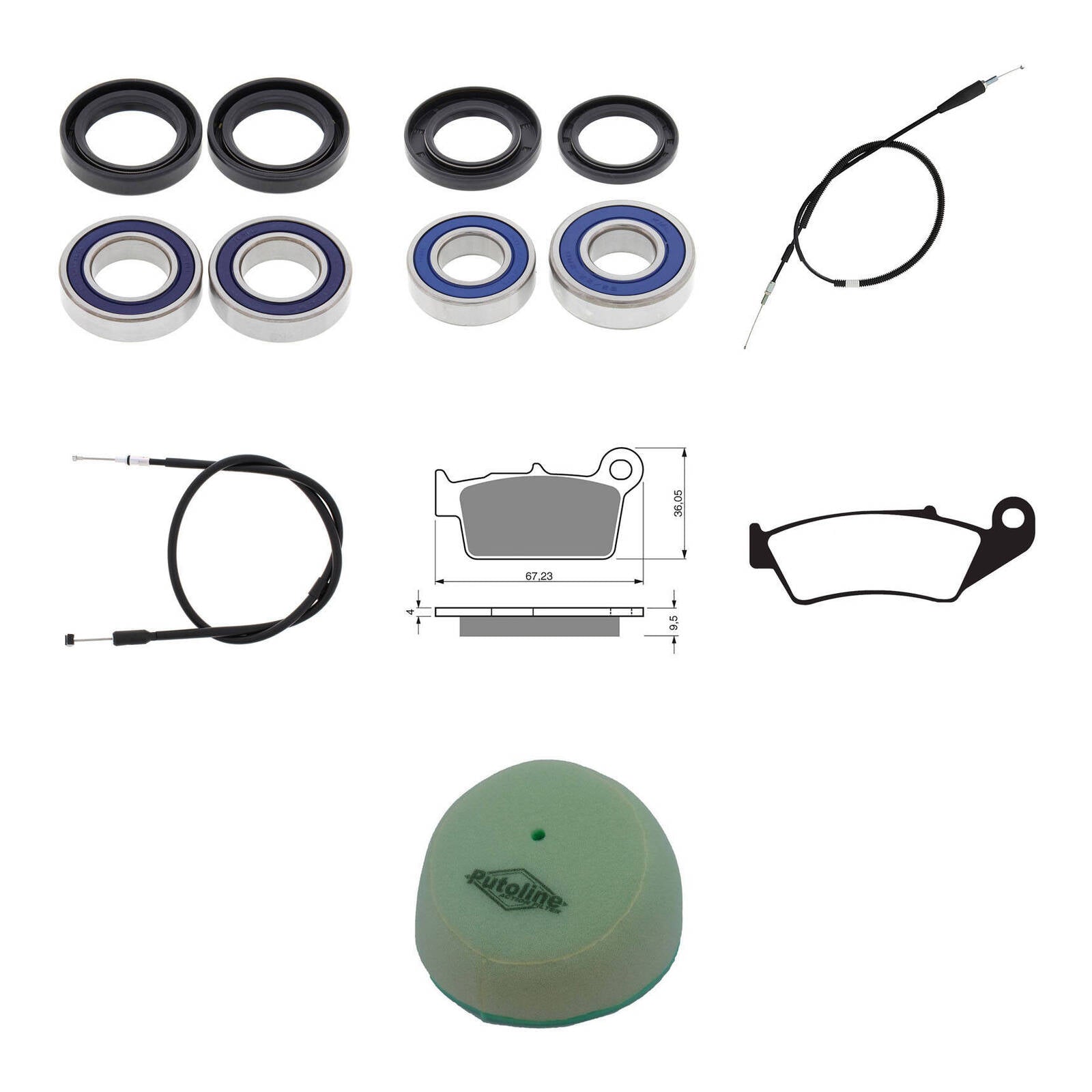 Offroad Refurb Kit - Yamaha YZ125 '07