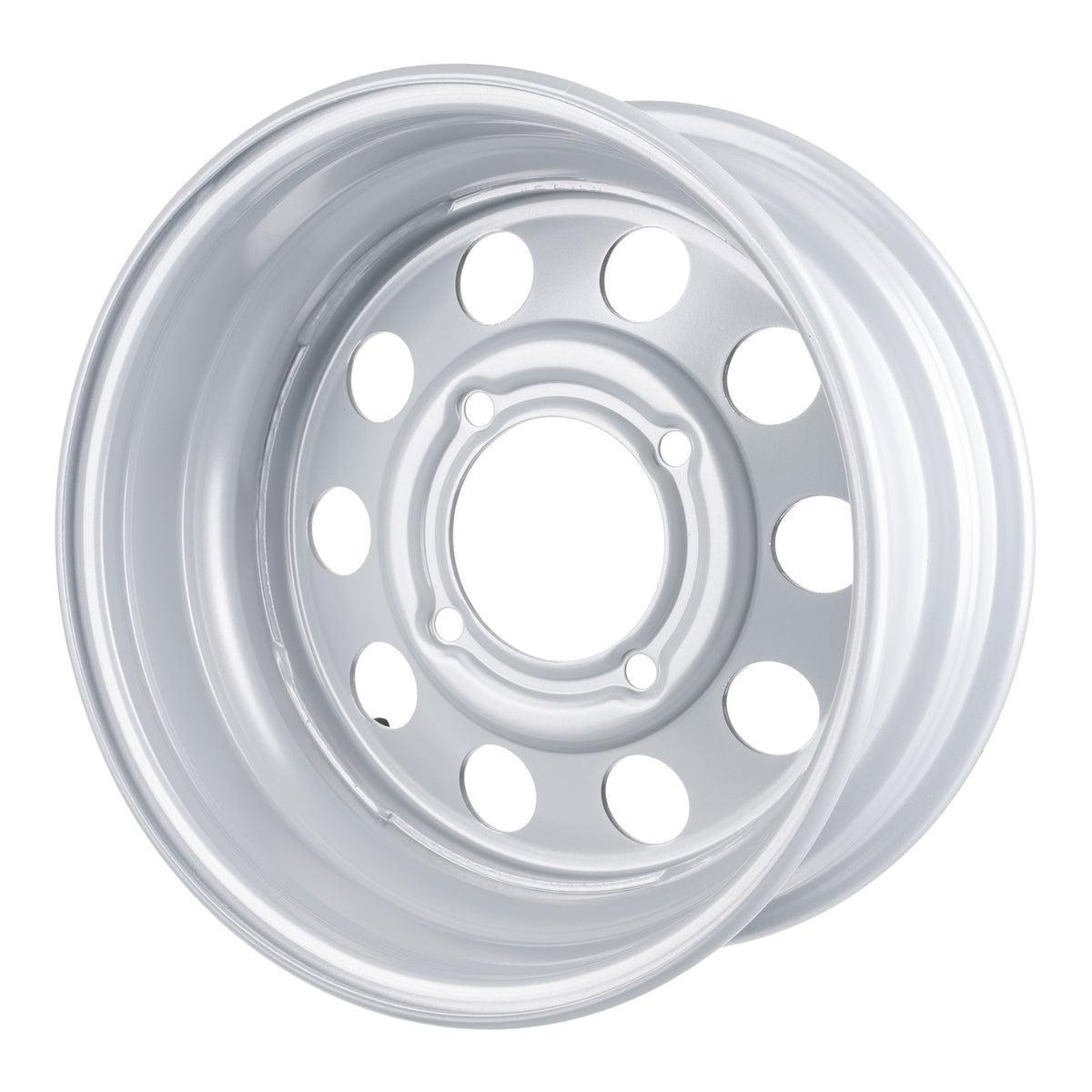 Whites ATV/UTV Steel Rim 14x6 Can-Am Front 4/137 +13 - Silver