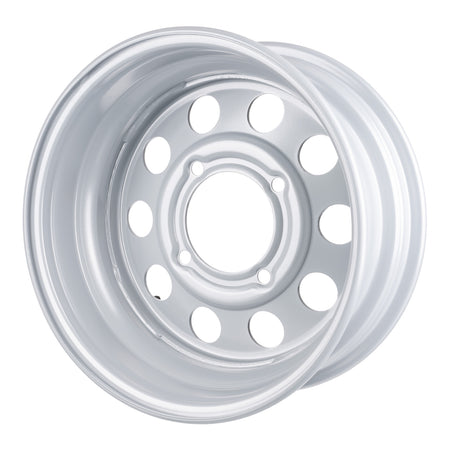 Whites ATV/UTV Steel Rim 14x6 Can-Am Front 4/137 +13 - Silver