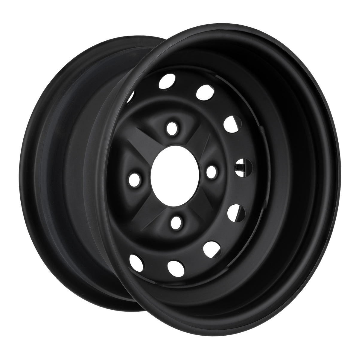 Whites ATV/UTV Steel Rim 12x6 CF-Moto Front 4/110 +15 - Black