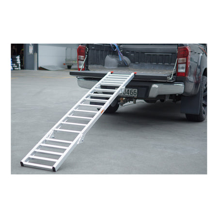 Whites Alloy Tailgate Folding Ramp 223x35cm 318kg Rated
