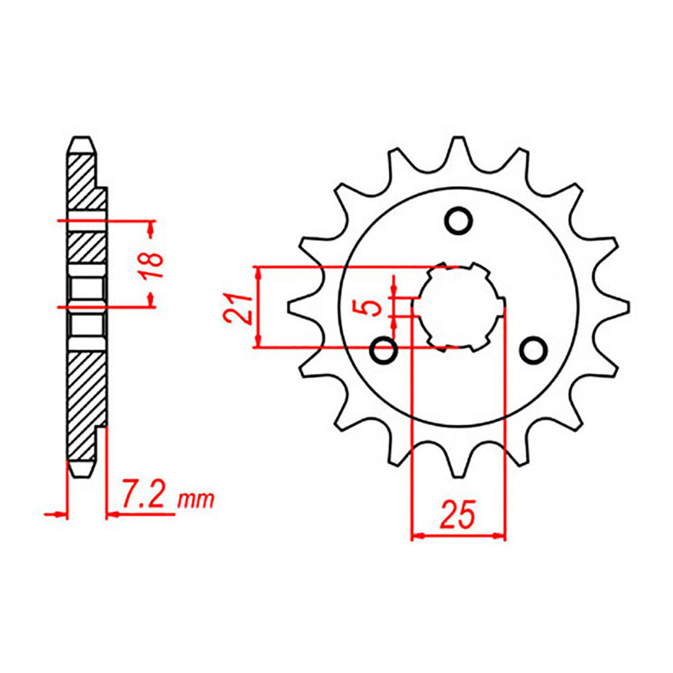 XAM Sprocket Kit Suzuki DR650 '96-'16 X-Ring 520 Conv.14/41