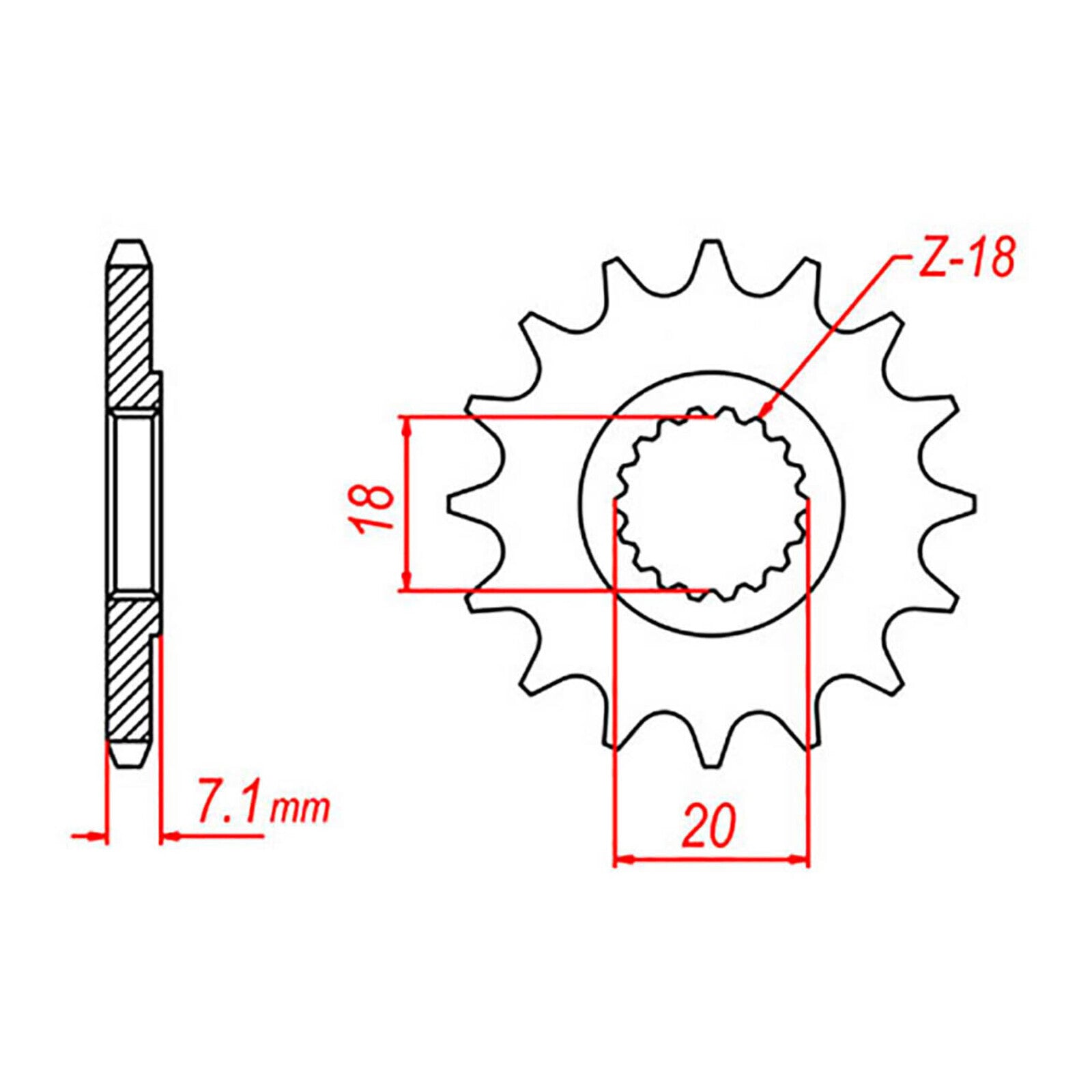 XAM Sprocket Kit Suzuki RM125/RMZ250 '07-'09 NSDCG2 12/48