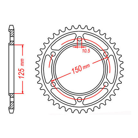 XAM Sprocket Kit KTM 1050-1290 Adventure '13-'20 - 525XZ 17/42