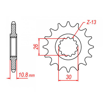 XAM Sprocket Kit Yamaha YZF-R1 '09-'14 X-Ring Gold 17/47