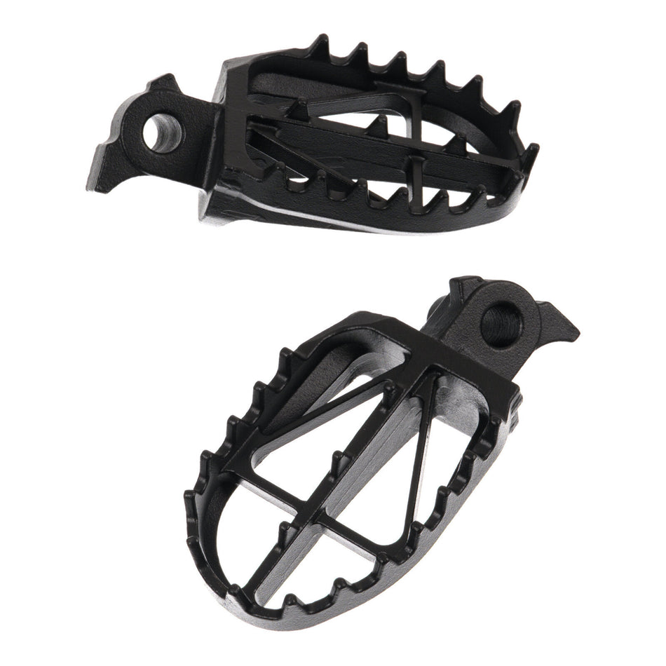 Zeta Wide Chromoly Ultra-Wide Foot Pegs - Yamaha YZ125 / YZ250 ('99-) / YZ250F /