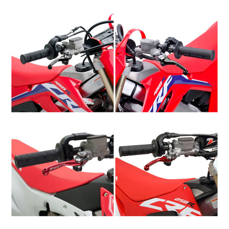 Zeta Pivot Lever Set - Honda CRF125F ‘14-’26 - Red