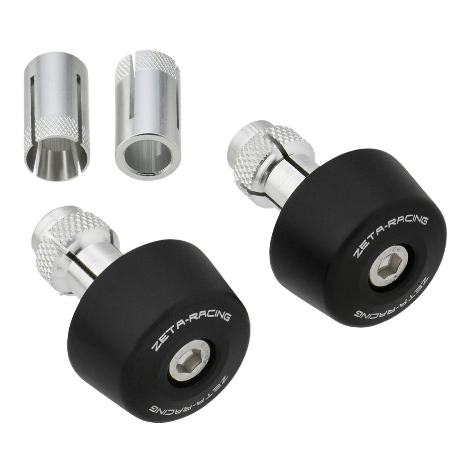 Zeta Bar End Sliders (2 Pack) - Black