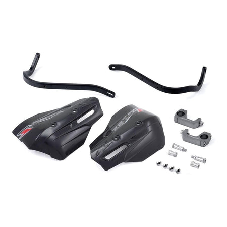 Zeta Armour XC-Pro Handguard Kit for 28.6mm Handlebars with U-Clamp - Black / Bl