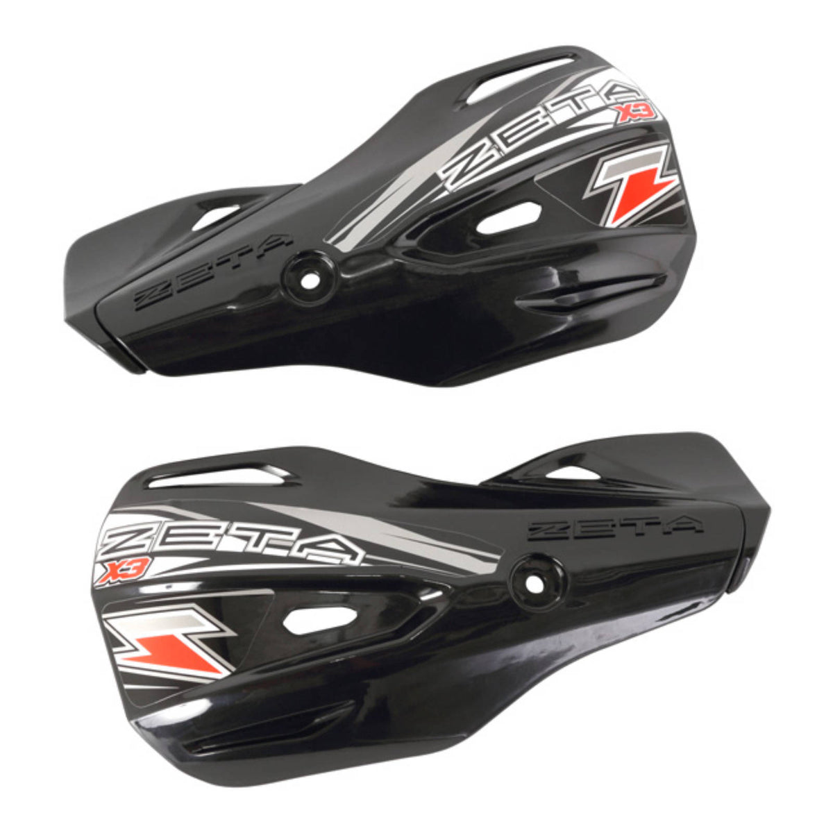 Zeta Impact X3 Handguard Replacement Plastics - Black