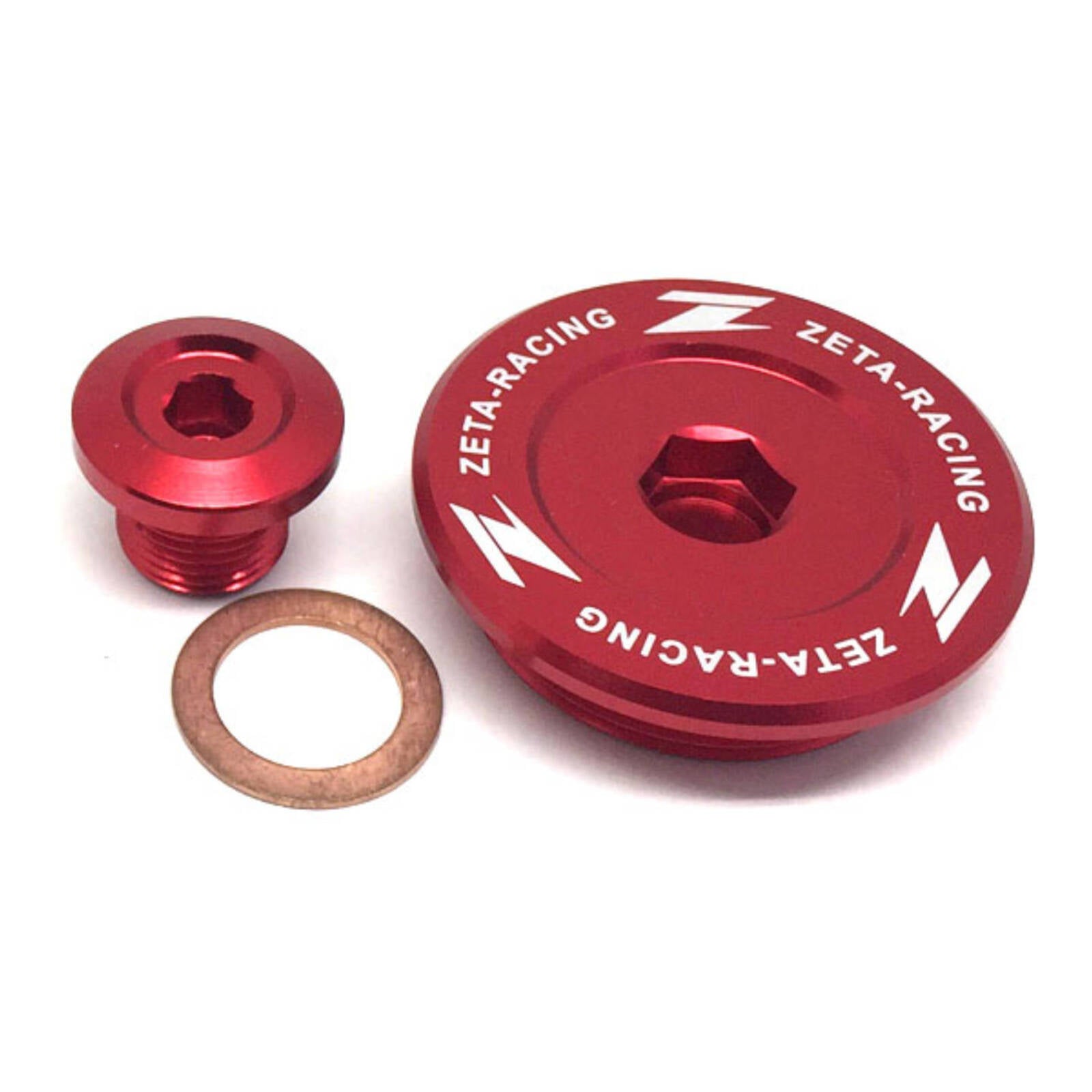 Zeta Engine Plug Set - Suzuki DR-Z400S / DR-Z400SM ('00-) - Red
