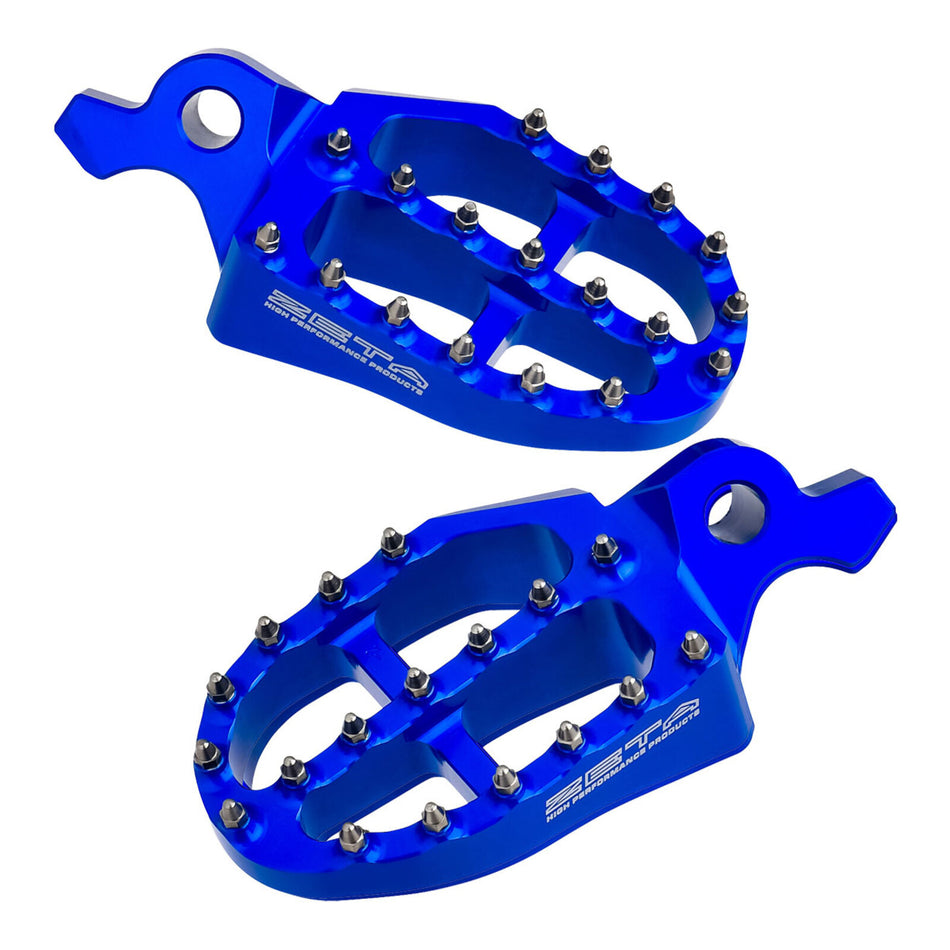 Zeta Aluminium Foot Pegs - Yamaha YZ ('23-) - Blue