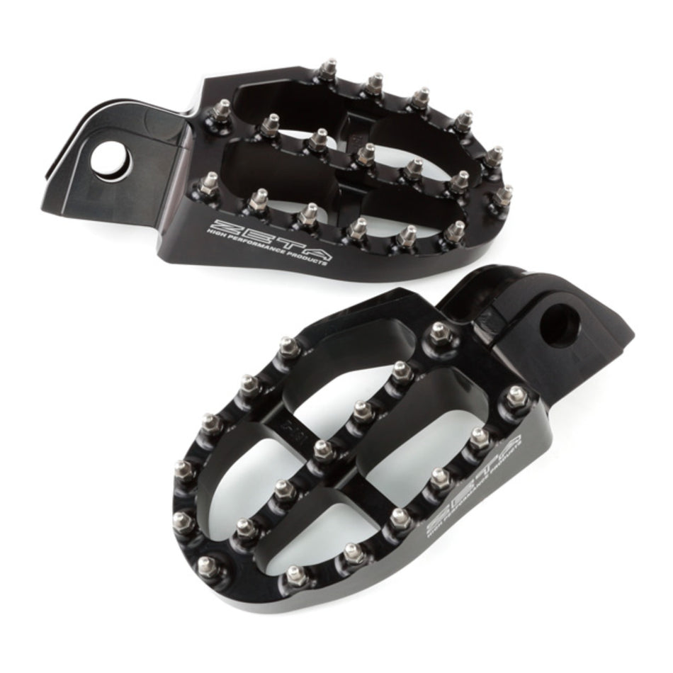 Zeta Aluminium Foot Pegs - KTM SX (-'15) - Black